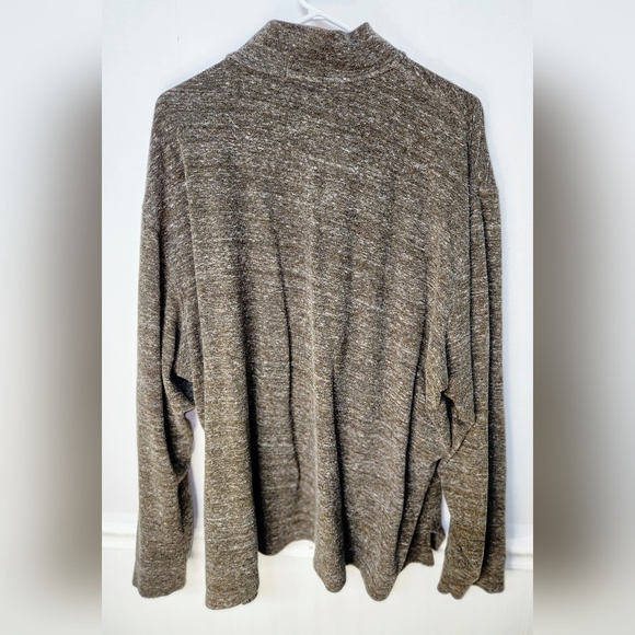 Polo Ralph Lauren Men’s 100% Cotton Brown Estate Rib 1/4 Zip Sweater Size 2XL - Picture 2 of 7